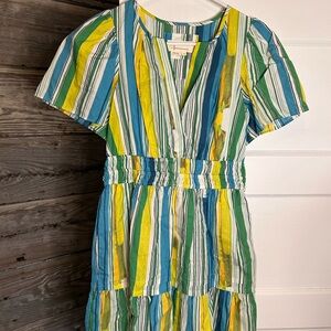 Anthropologie Multicolor Striped Dress